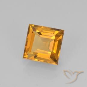 1.97克拉天然黄水晶，正方形，VVS-VS