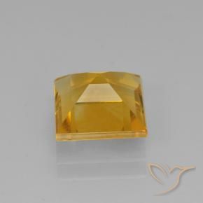 1.90克拉天然黄水晶，正方形，VVS-VS