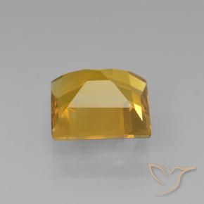 1.97克拉天然黄水晶，正方形，VVS-VS