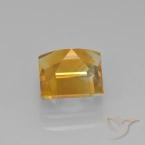 1.91克拉天然黄水晶，正方形，VVS-VS