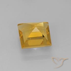 1.87克拉天然黄水晶，正方形，VVS