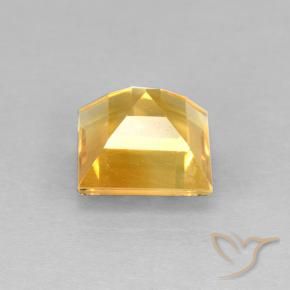 2.15克拉天然黄水晶，正方形，VVS-VS