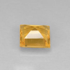 2.07克拉天然金色黄水晶，方形，7.9×7.8毫米，VVS-VS