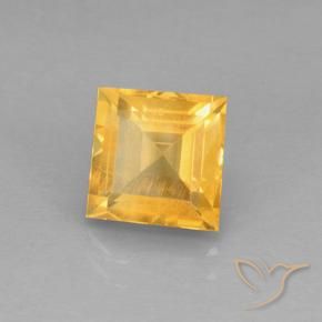 2.27克拉天然黄水晶，正方形，VVS-VS