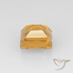 2.72克拉天然黄水晶，正方形，VVS-VS
