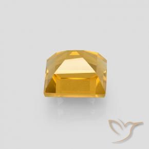 2.25克拉天然黄水晶，正方形，VVS-VS