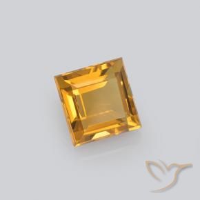 2.20克拉天然黄水晶，正方形，VVS