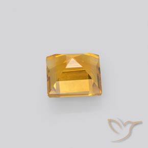 2.20克拉天然黄水晶，正方形，VVS