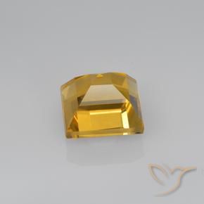 2.60克拉天然黄水晶，正方形，VVS