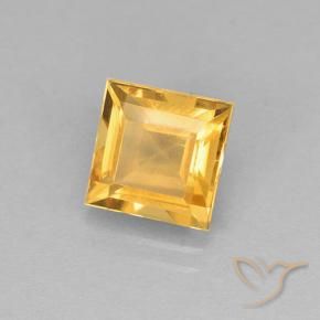 2.59克拉天然黄水晶，正方形，VVS-VS