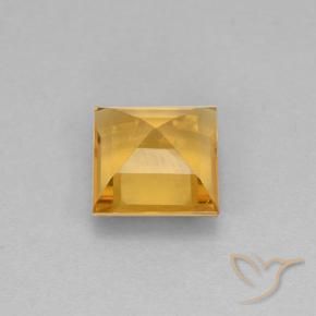 2.59克拉天然黄水晶，正方形，VVS-VS