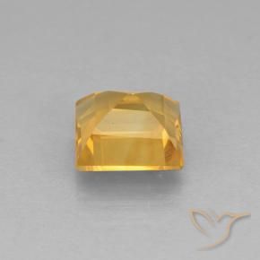 2.18克拉天然黄水晶，正方形，VVS-VS