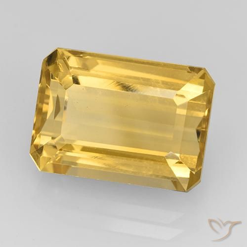 8.50克拉天然黄水晶，八边形，VVS