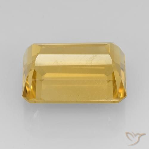 8.50克拉天然黄水晶，八边形，VVS