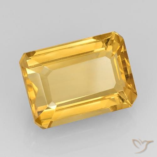 7.87克拉天然黄水晶，八边形，VVS