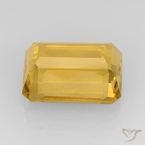 7.87克拉天然黄水晶，八边形，VVS