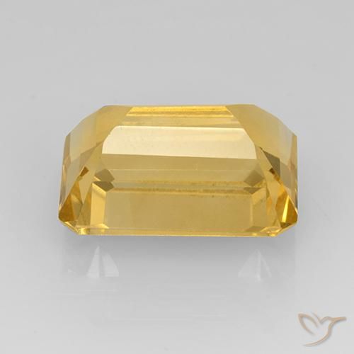 7.67克拉天然黄水晶，八边形，VVS