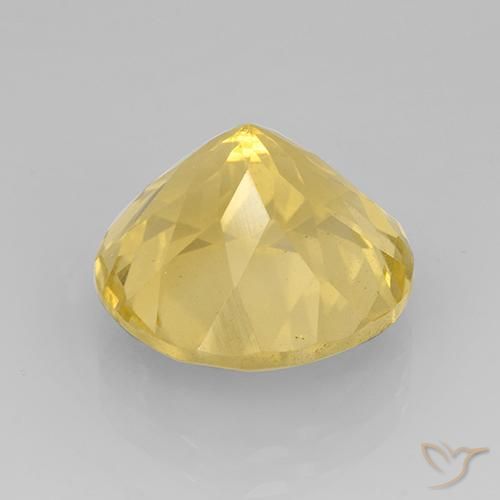 7.66克拉天然黄水晶，圆形的，VVS-VS