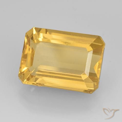 7.83克拉天然黄水晶，八边形，VVS