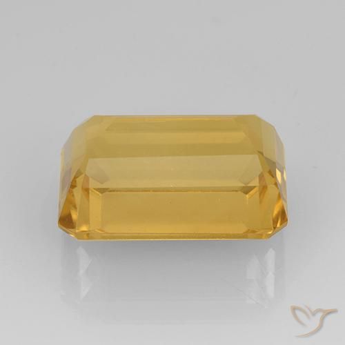7.83克拉天然黄水晶，八边形，VVS