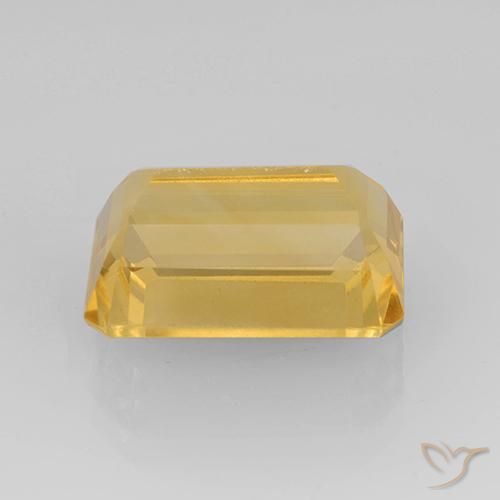 7.89克拉天然黄水晶，八边形，VVS