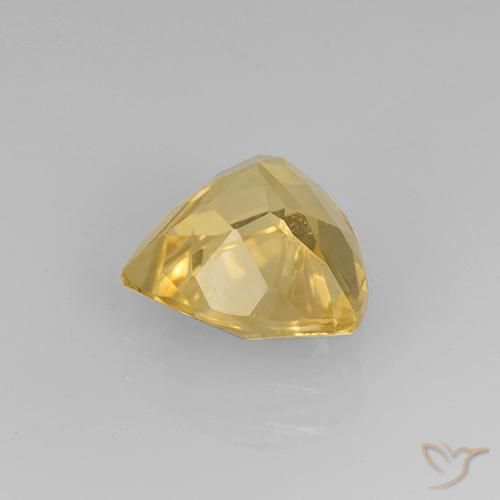 2.29克拉天然黄水晶，胖三角形，VVS-VS