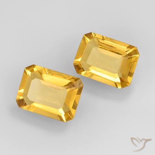 2.58克拉天然黄水晶，八边形，VVS-VS