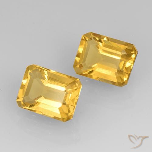 3.24克拉天然黄水晶，八边形，VS