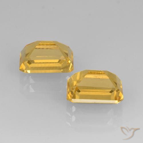 3.24克拉天然黄水晶，八边形，VS