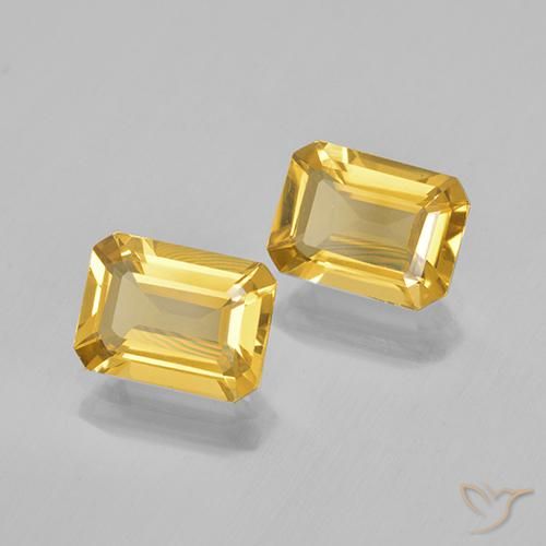 2.72克拉天然黄水晶，八边形，VVS-VS