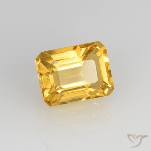 1.61克拉天然黄水晶，八边形，VVS-VS