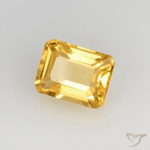 1.68克拉天然黄水晶，八边形，VVS-VS