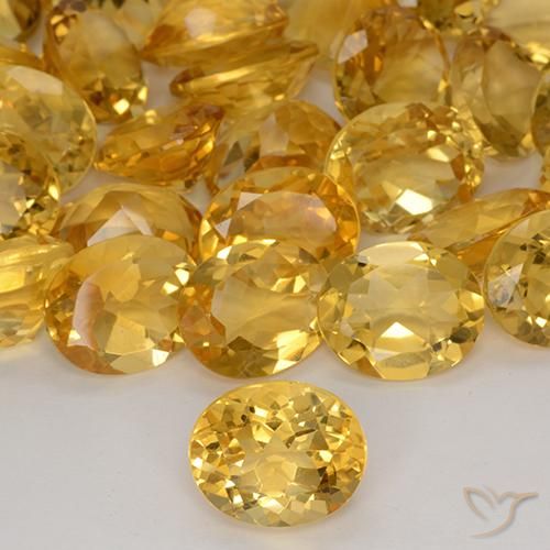 4.54ct 天然 金色 黄水晶, 椭圆形, VVS-VS