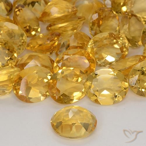 4.54克拉天然黄水晶，椭圆形，VVS-VS