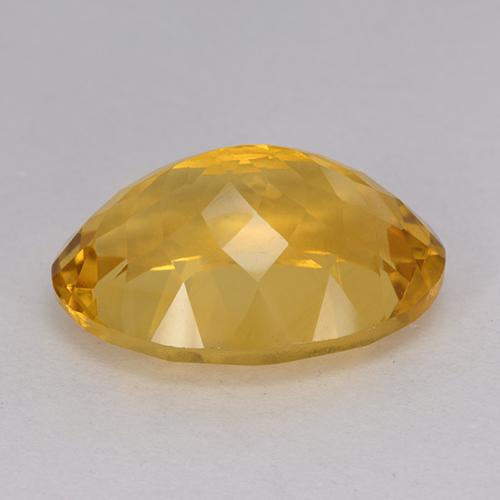 12.25克拉天然黄水晶，椭圆形，VVS