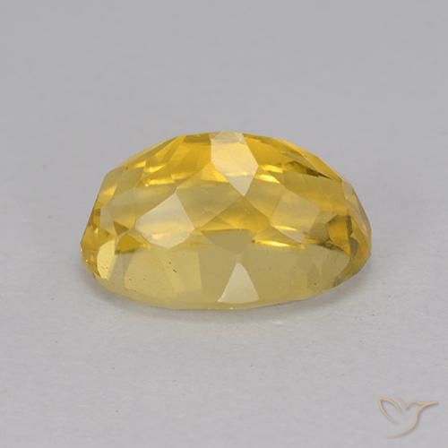 3.20克拉天然黄水晶，椭圆形，VS