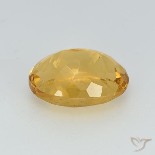 2.80克拉天然黄水晶，椭圆形，VS