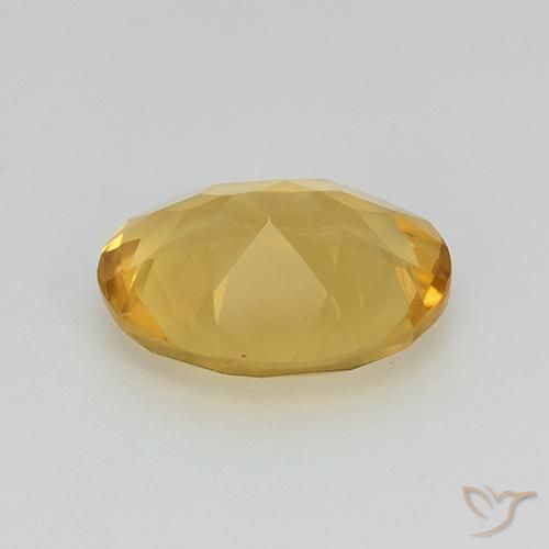 2.19克拉天然黄水晶，椭圆形，VVS