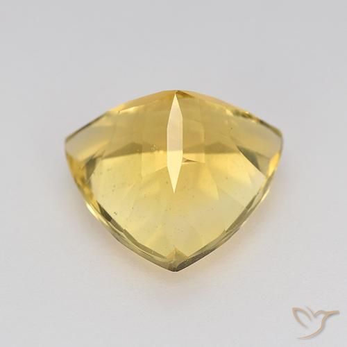 2.21克拉天然黄水晶，胖三角形，VVS-VS