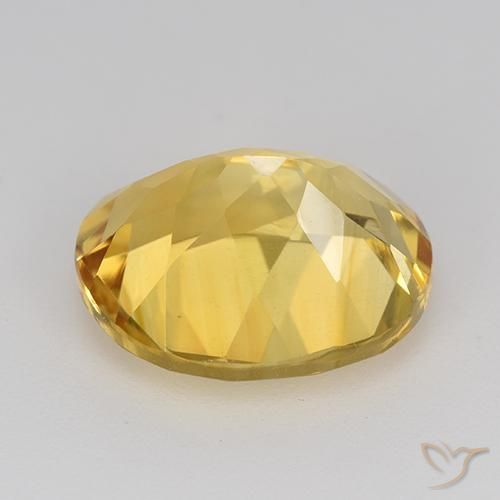 4.59克拉天然黄水晶，椭圆形，VVS-VS