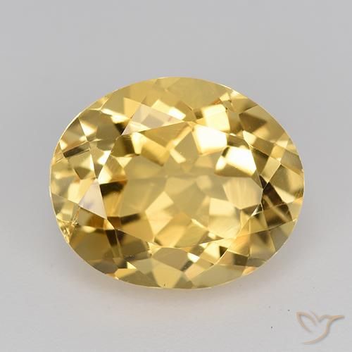 4.47ct 天然 黄金色 黄水晶, 椭圆形, VVS-VS