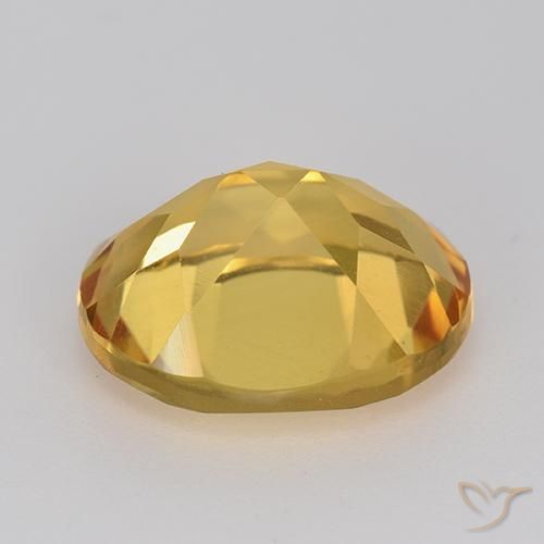 4.31克拉天然黄水晶，椭圆形，VVS-VS