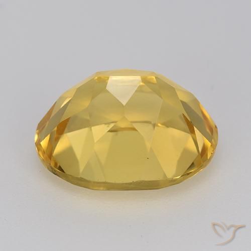 4.66克拉天然黄水晶，椭圆形，VVS-VS