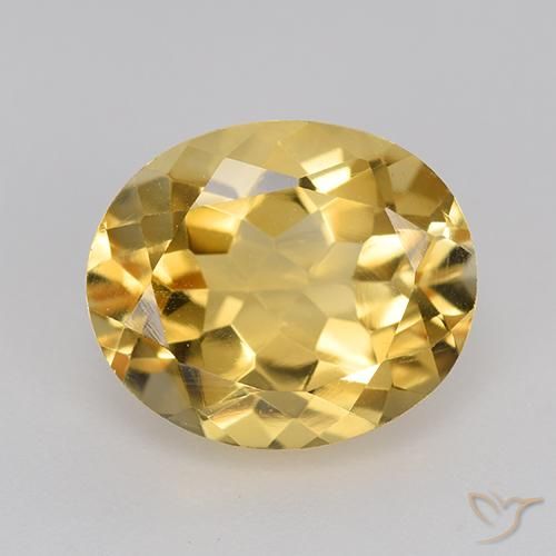 4.53ct 天然 金橙色 黄水晶, 椭圆形, VVS-VS