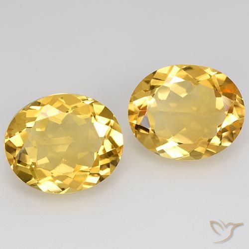 8.58ctw 天然 金色 黄水晶, 椭圆形, VVS-VS