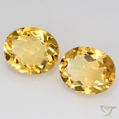8.58克拉天然黄水晶，椭圆形，VVS-VS