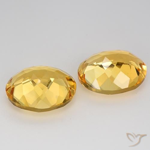 8.58克拉天然黄水晶，椭圆形，VVS-VS