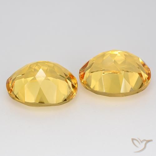 9.31克拉天然黄水晶，椭圆形，VVS-VS