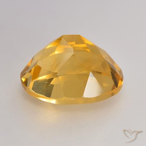 3.71克拉天然黄水晶，椭圆形，VVS-VS