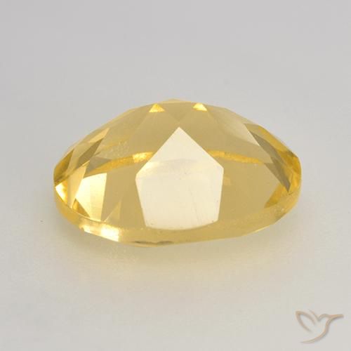 3.28克拉天然黄水晶，椭圆形，VVS-VS